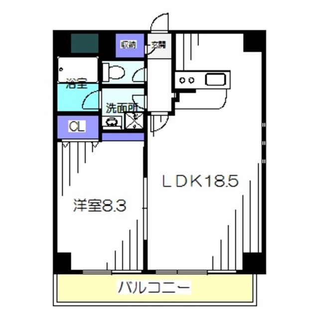 コプリー キタハナダの間取り写真