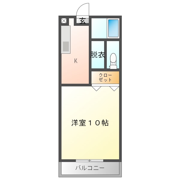 第二札元大丸マンションの間取り写真