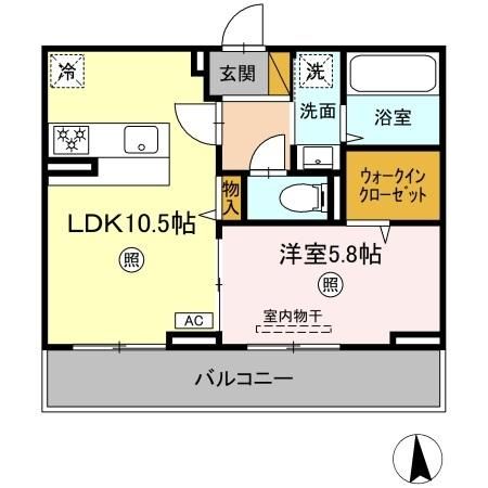 MILD Bの間取り写真