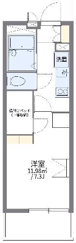 レオパレスYAHAGIIIの間取り写真