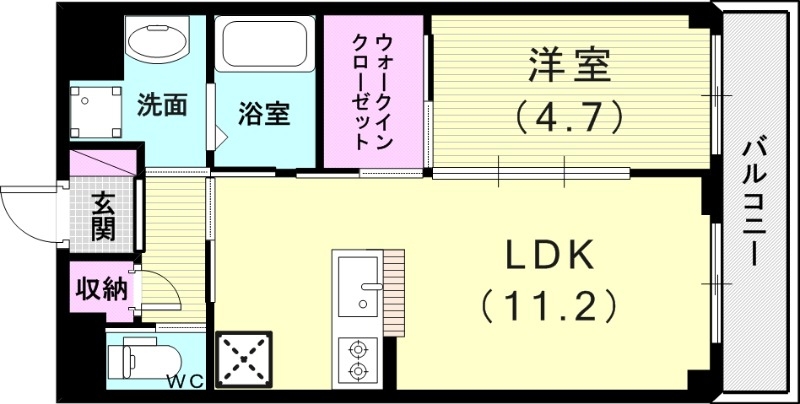 ＪＲ山陽本線 西明石駅 徒歩32分 2階建 築3年の間取り写真