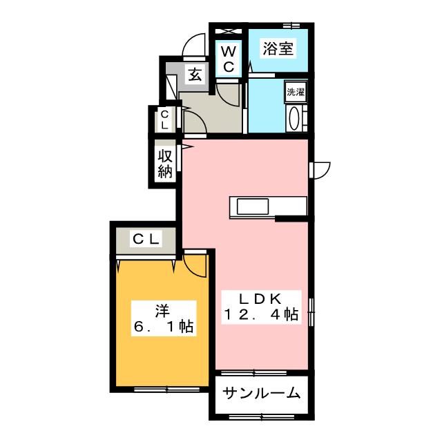 ステージ カラの間取り写真