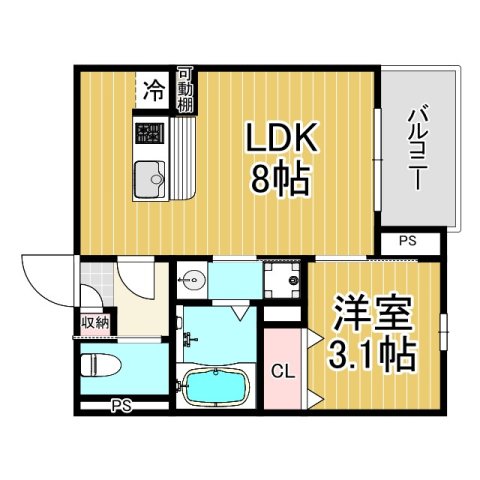 robot home 東本町の間取り写真