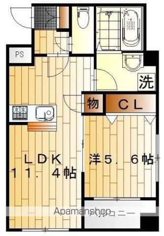 セグーロ明石通の間取り写真