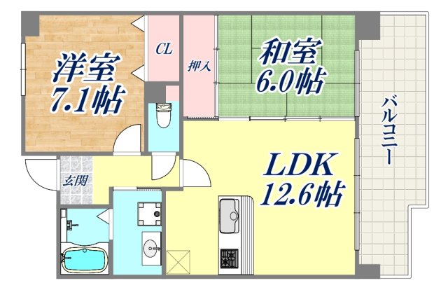 パレセゾンの間取り写真