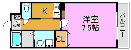 フェアライフIIの間取り写真