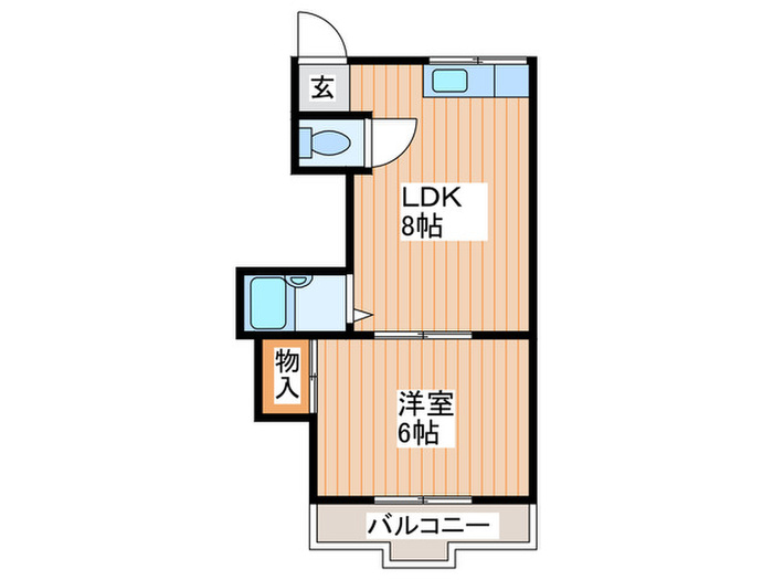 大島マンションの間取り写真