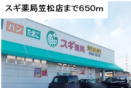 ドラックストア　スギ薬局笠松店（ドラッグストア）まで650m