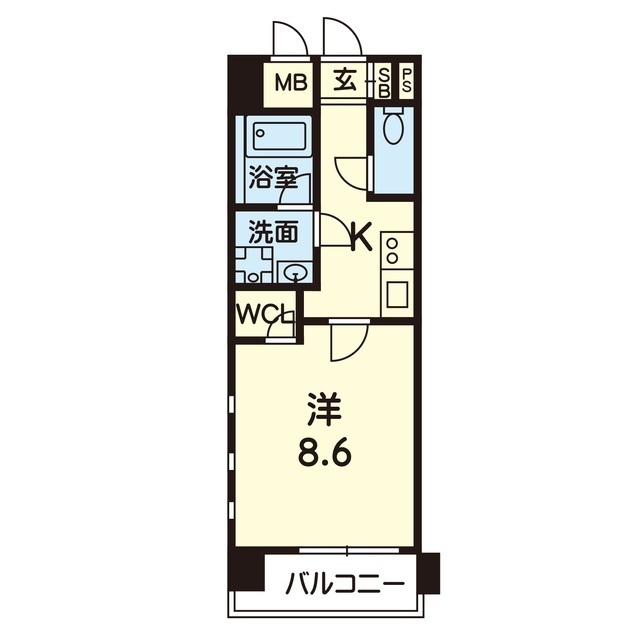 ライズ熊本駅westの間取り写真