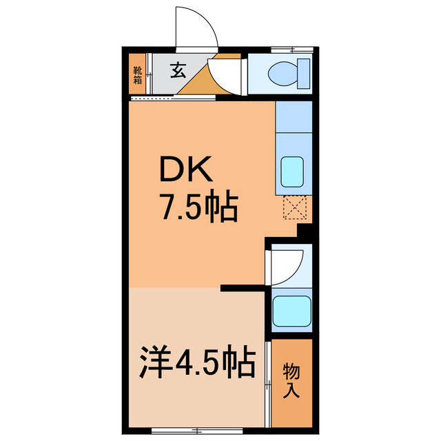 三浦ハイツの間取り