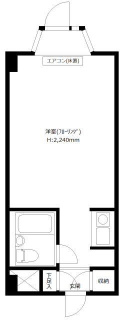 赤坂ベルゴの間取り