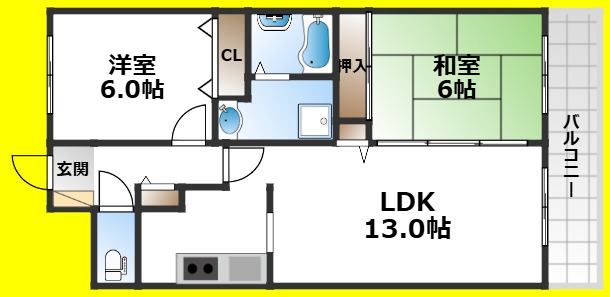 サンライズフレアの間取り