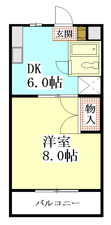 【サンルミエールの間取り】