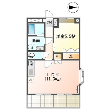 上益城郡御船町大字陣のアパートの間取り