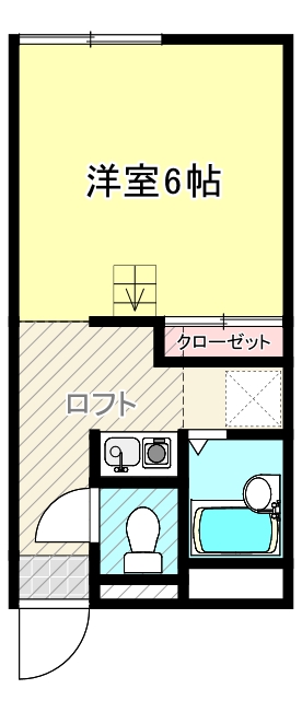 ガレージテラス（家電付き）の間取り