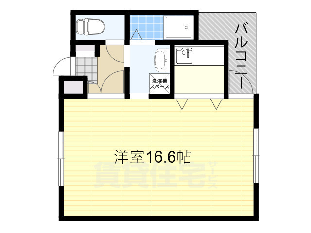 豊中市上新田のマンションの間取り