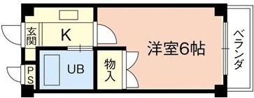 和歌山市黒田のマンションの間取り