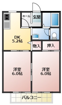 サンガーデンＫＯＢＡＹＡＳＨＩ　Ｃ棟の間取り