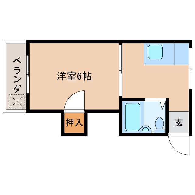 ダイヤモンドコーポの間取り