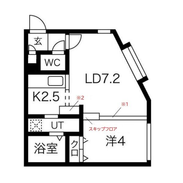 Ｔｒｕｌｌｉの間取り