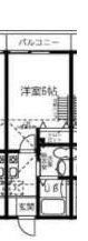 越谷市レイクタウンのアパートの間取り