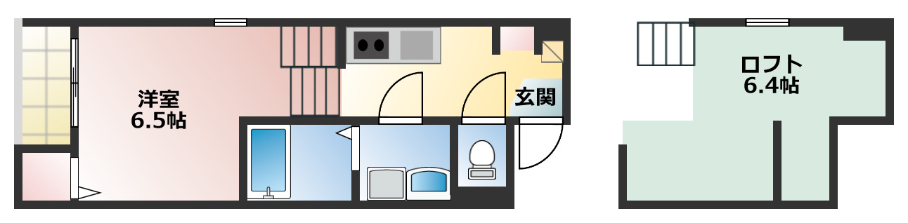 Loft15野並の間取り