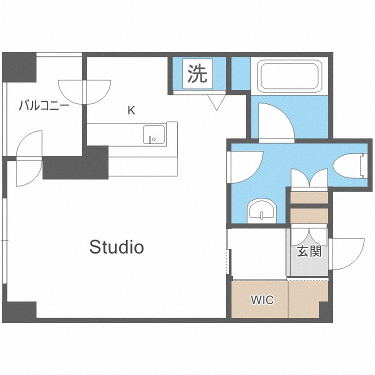 プライムメゾン鴨々川の間取り