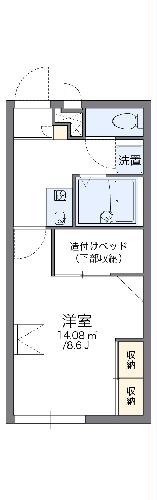 レオパレスサニーコートの間取り