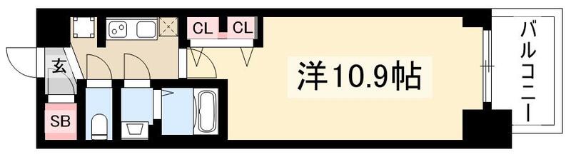 プレサンス丸の内リラティの間取り