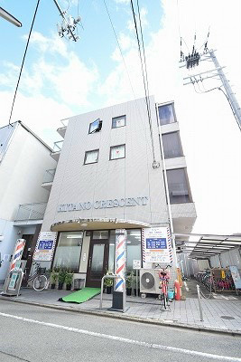 京都市北区北野下白梅町のマンションの建物外観