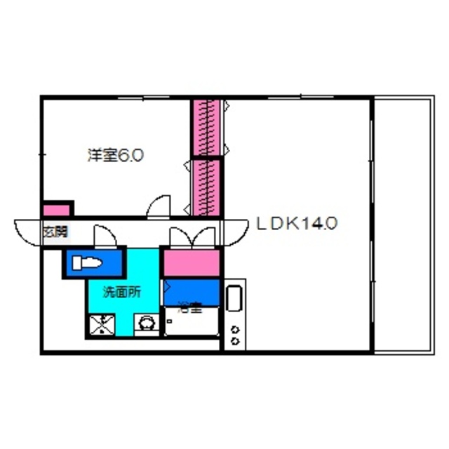 ロイヤルキタノの間取り