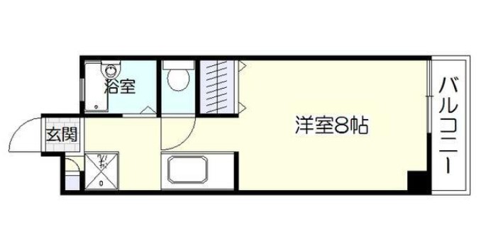 鹿児島市郡元のマンションの間取り