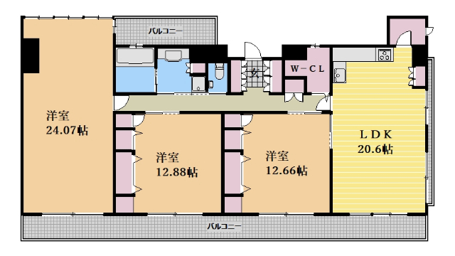 さくらマンションの間取り