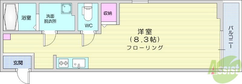 アヴニールの間取り