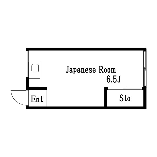 江東区亀戸のアパートの間取り