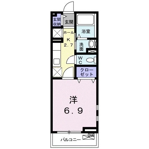 ＣＡＳＡ天神の間取り