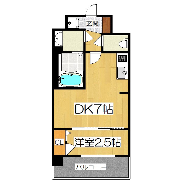 ソルテラス京都勧進橋PARK SIDEの間取り