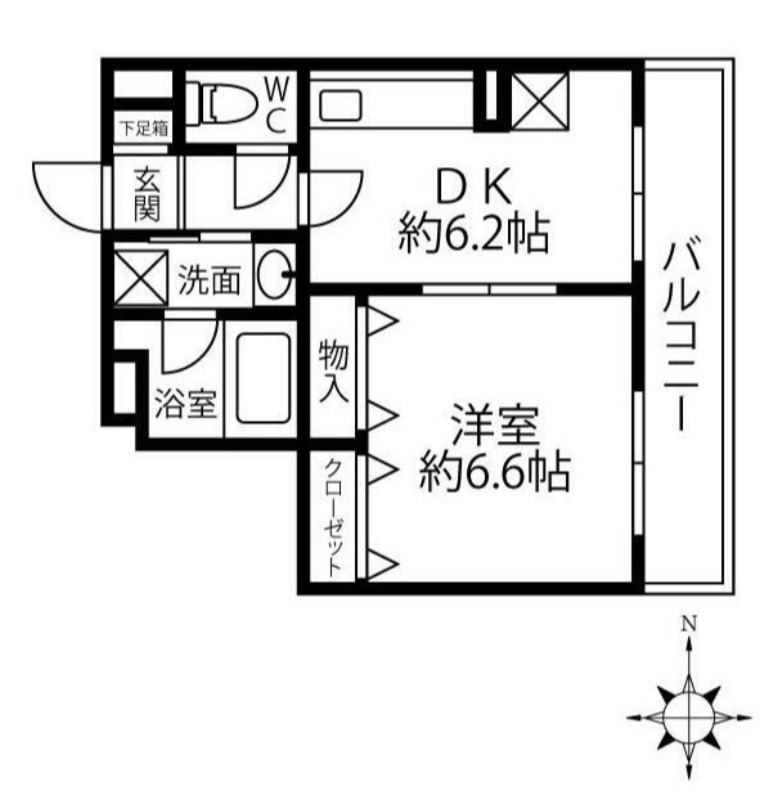 シーサイドハイツの間取り