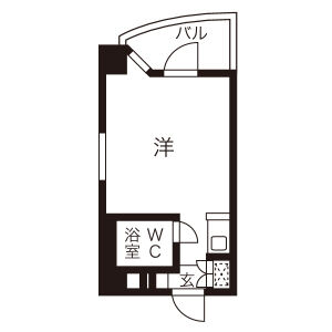 プレスイン篠原橋の間取り