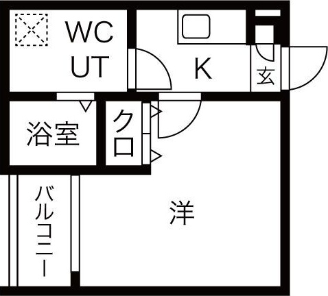 名古屋市中川区草平町のアパートの間取り