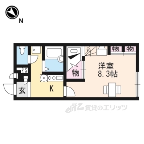 レオパレス高宮Ｃの間取り