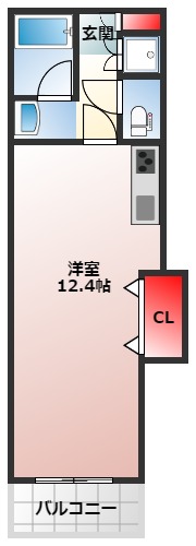 ワイズアーク三国ヶ丘の間取り