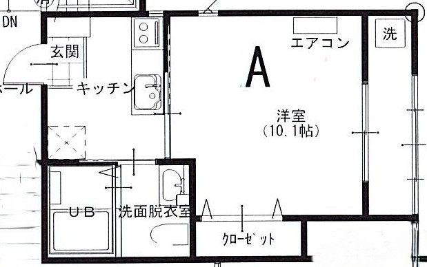 Adonis（アドニス）の間取り