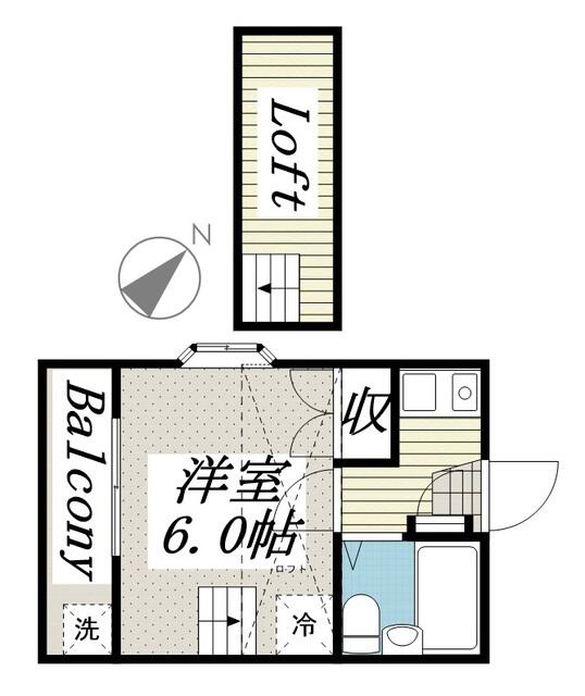 ミアコート北小金の間取り