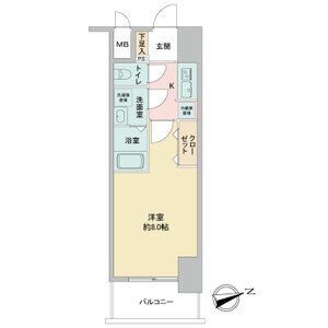 Ｓ－ＲＥＳＩＤＥＮＣＥ四日市元町の間取り