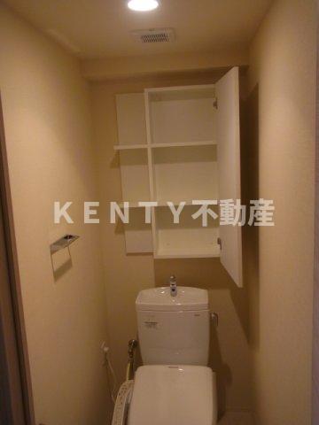 トイレ　ゆったりとした空間のトイレです