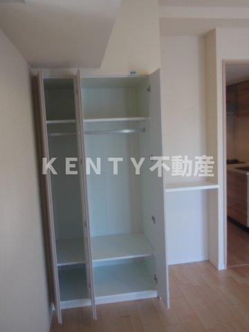 収納　十分な収納スペースがあります