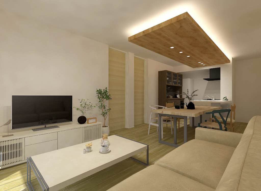 その他部屋・スペース　完成予想図／家具等は配置のイメージで物件に付属しておりません