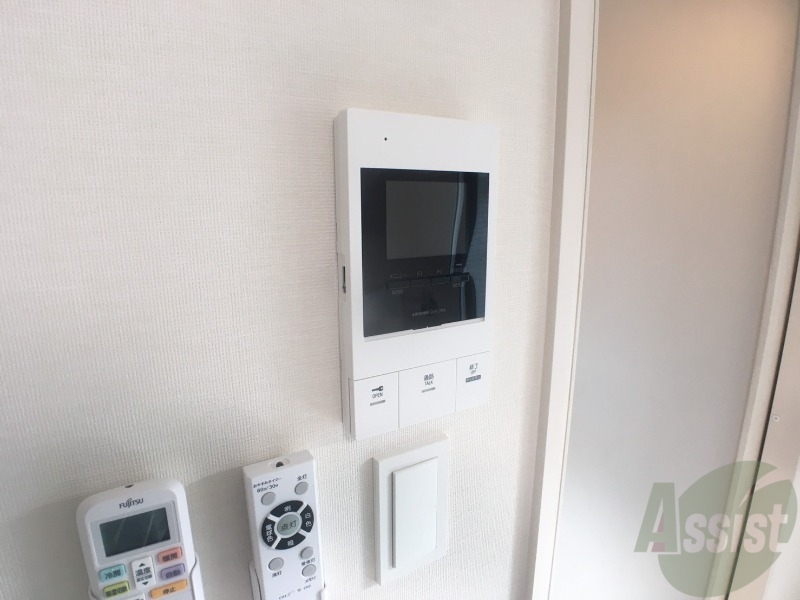 セキュリティ　モニター付きインターフォンでセキュリティも安心です！