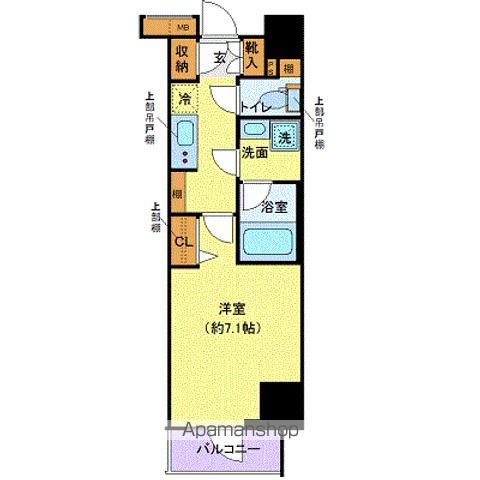 東京メトロ日比谷線 仲御徒町駅 徒歩6分 11階建 築8年の間取り写真